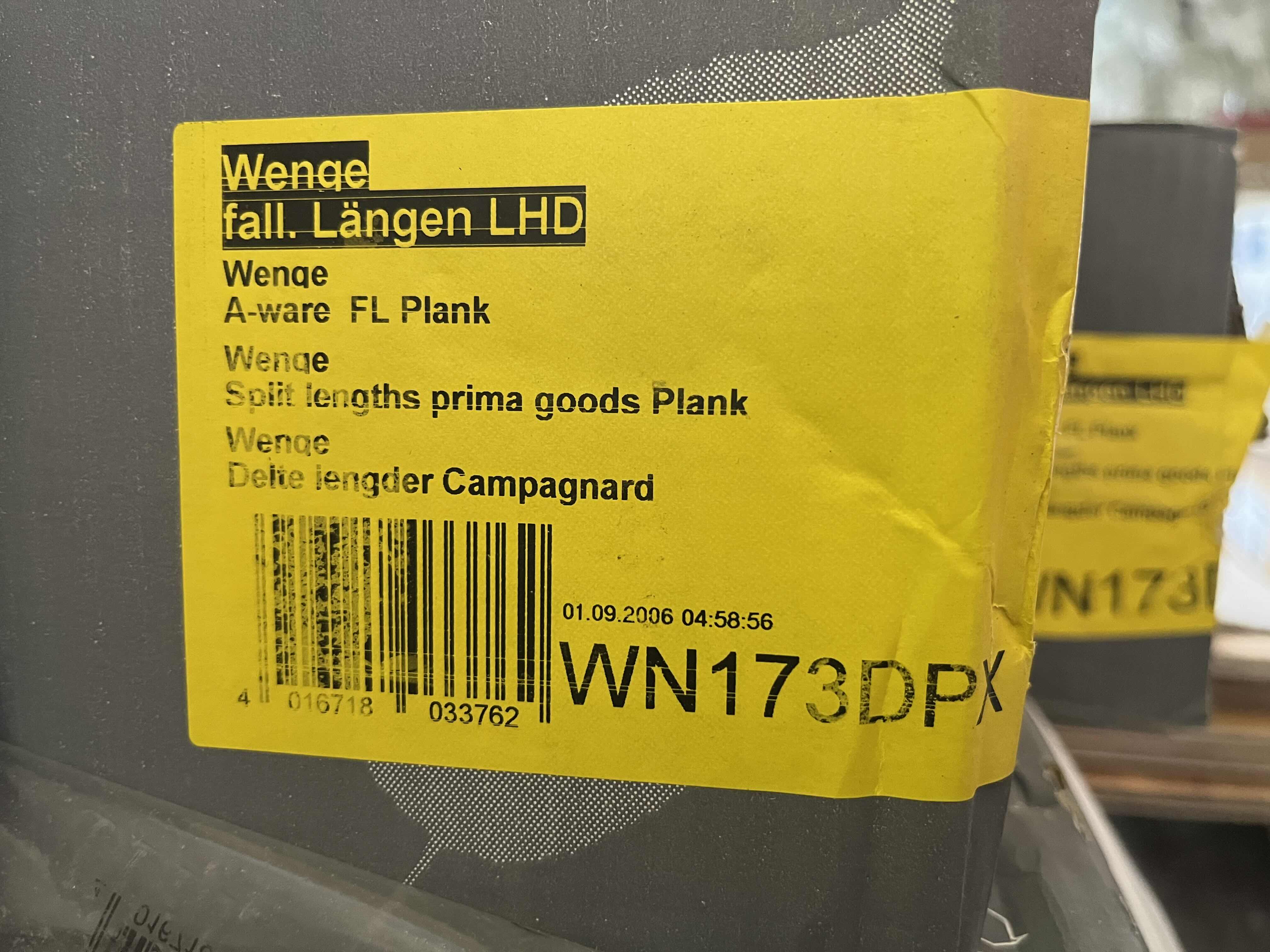 Photo 3 of BOEN WENGE FALL LANGEN WOOD FINISH GLUE DOWN HARDWOOD PLANK FLOORING 5.60” X RANDOM LENGTH (32.94sqft PER CASE/4CASES APPROX. 131.76sqft TOTAL)