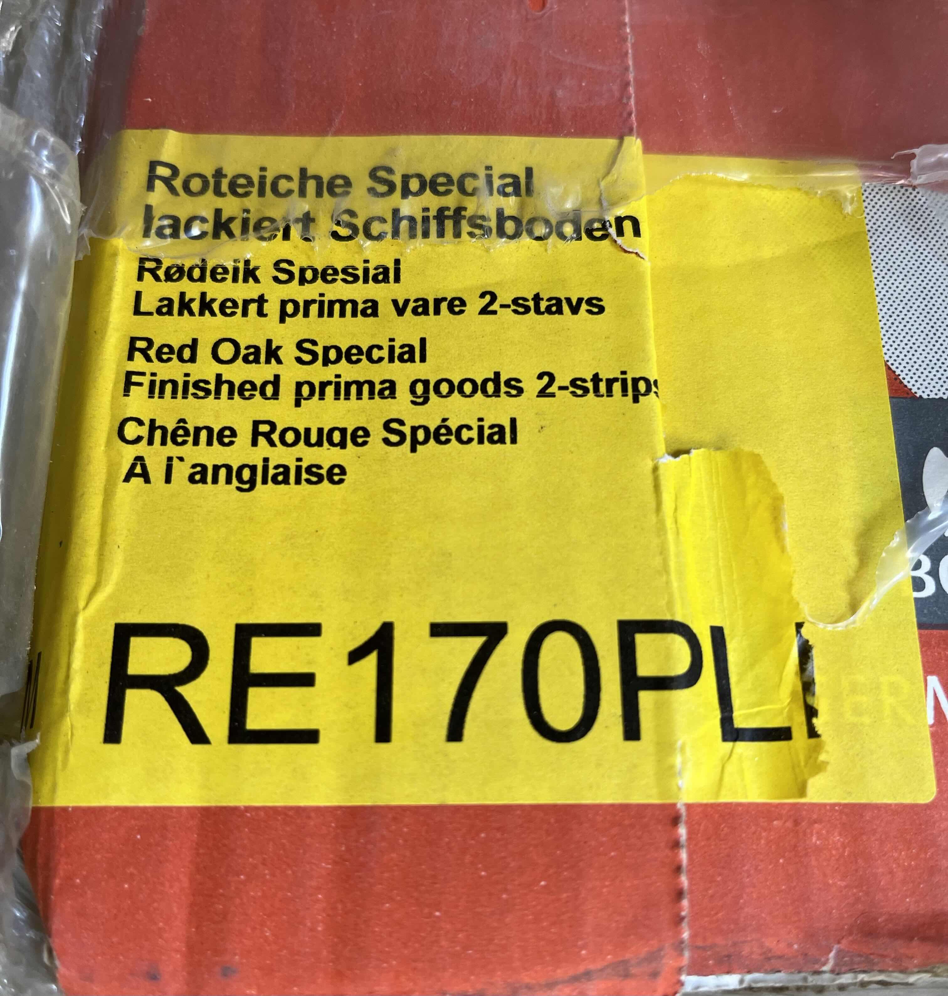 Photo 3 of BOEN 2 STRIP RED OAK FINISH GLUE DOWN HARDWOOD PLANK FLOORING 5.5” X 87” (32.91sqft PER CASE/2CASE APPROX 65.82sqft TOTAL)