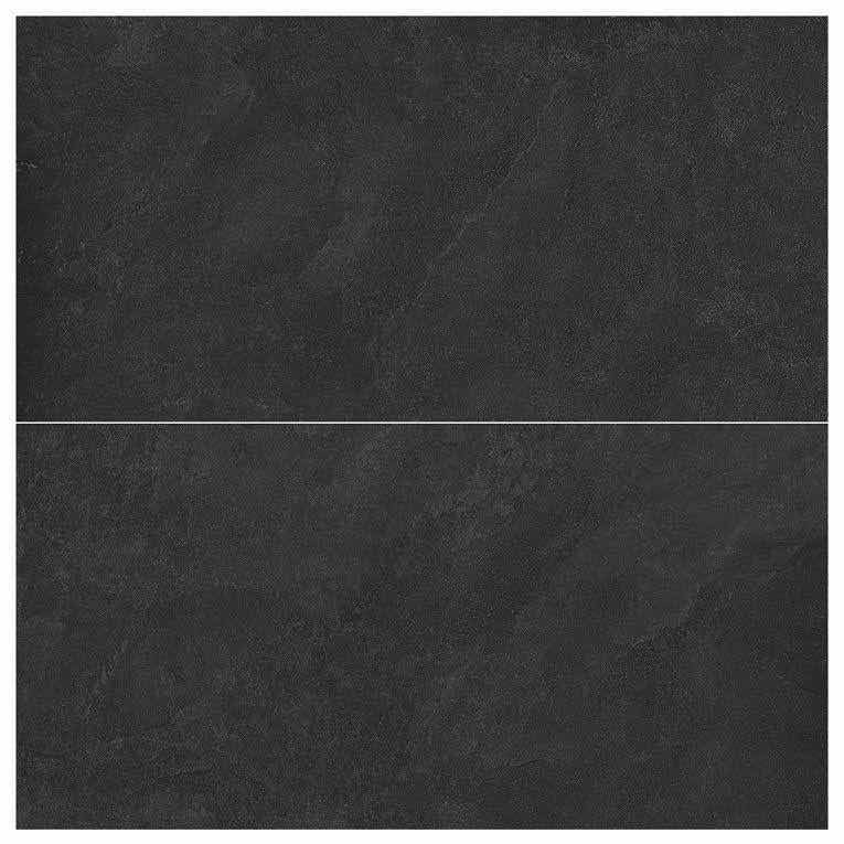 Photo 1 of MY HOME ARDESIA BLACK MATTE RECTIFIED TILE 11.7” X 23.58” (12SQFT PER CASE/4CASES APPROX. 48SQFT TOTAL) READ NOTES