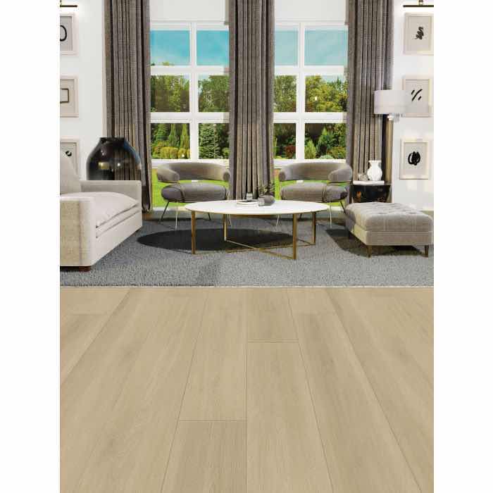 Photo 2 of AQUA PROOF XL GRANVILLE WOOD FINISH SNAP IN CLICK WOOD LAMINATE PLANK FLOORING 9.3” X 72” (27.9SQFT PER CASE/6CASES APPROX. 167.4SQFT TOTAL) READ NOTES