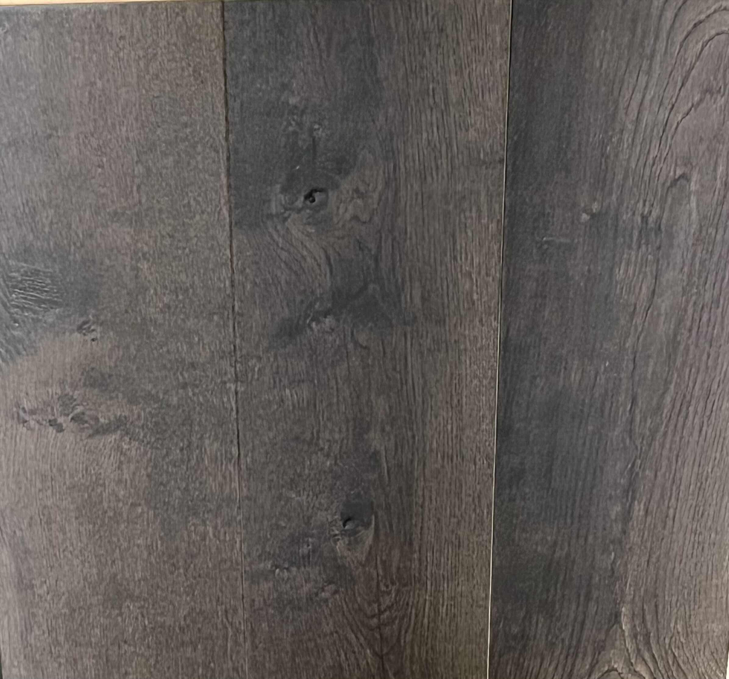 Photo 1 of DARK OAK WOOD FINISH GLUE DOWN HARDWOOD FLOORING 7.48” X RANDOM LENGTH (29.92sqft PER CASE/20CASES APPROX 598.6sqft TOTAL)