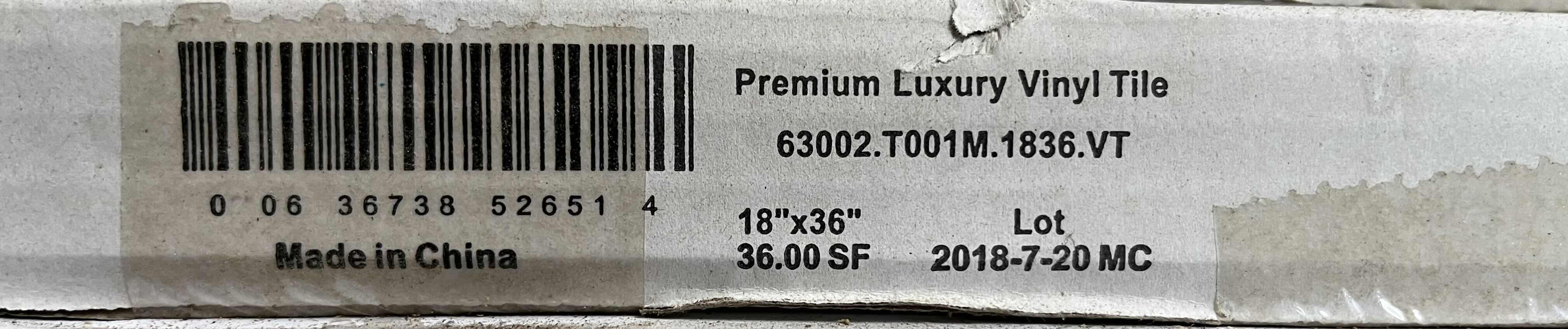 Photo 2 of PREMIUM LUXURY SANDSTONE STYLE FINISH VINYL TILE 18” X 36” (36sqft PER CASE/26CASES APPROX 936sqft TOTAL)