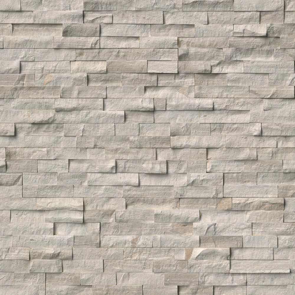 Photo 1 of MSI WHITE OAK FINISH ROCKMOUNT INTERLOCKING STACKED STONE PANELS 6” X 24” (6SQFT PER CASE/41CASES APPROX 246SQFT TOTAL) READ NOTES