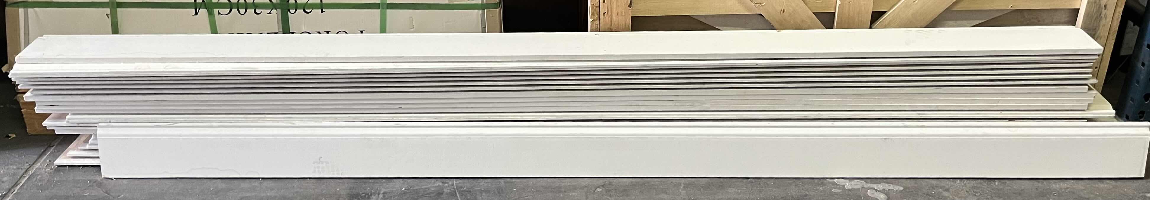 Photo 1 of TLC MOULDING WHITE FINISH WALL TRIM MOULDING (23PCS) 5.25” X 97”