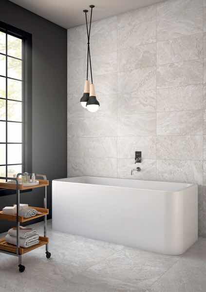 Photo 2 of ROCA POSITANO II BLANCO FINISH RECTIFIED CERAMIC TILE 21” X 21” (22.28SQFT PER CASE/10CASES APPROX. 222.8SQFT TOTAL) READ NOTES