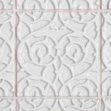 Photo 2 of WALKER ZANGER ANDALUCIA MEZQUITA SERIES BLANCO MATTE FINISH CERAMIC TILE 6” X 6” (34PCS PER CASE/2CASES APPROX. 34PCS TOTAL) READ NOTES