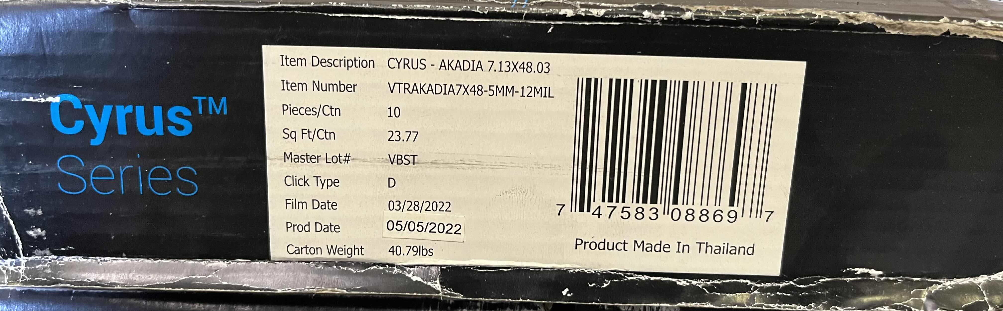 Photo 4 of MSI CYRUS SERIES AKADIA WOOD FINISH SNAP IN CLICK VINYL PLANK FLOORING 7.13” X 48.03” (23.77SQFT PER CASE/15CASES APPROX. 356.55SQFT TOTAL) READ NOTES