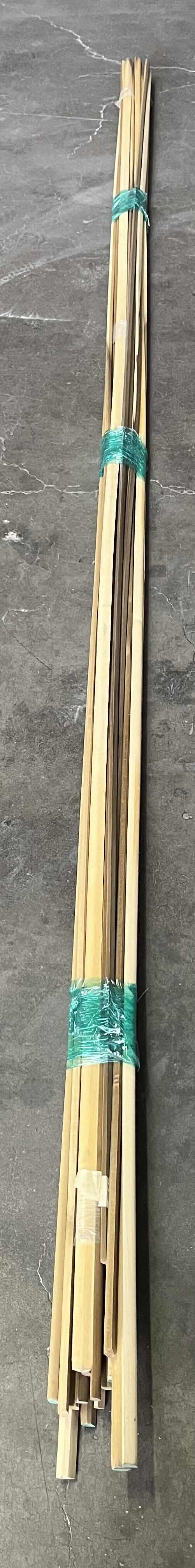 Photo 5 of NATURAL HARDWOOD QUARTER ROUND MOLDING (20PCS) APPROX. 11’-12’