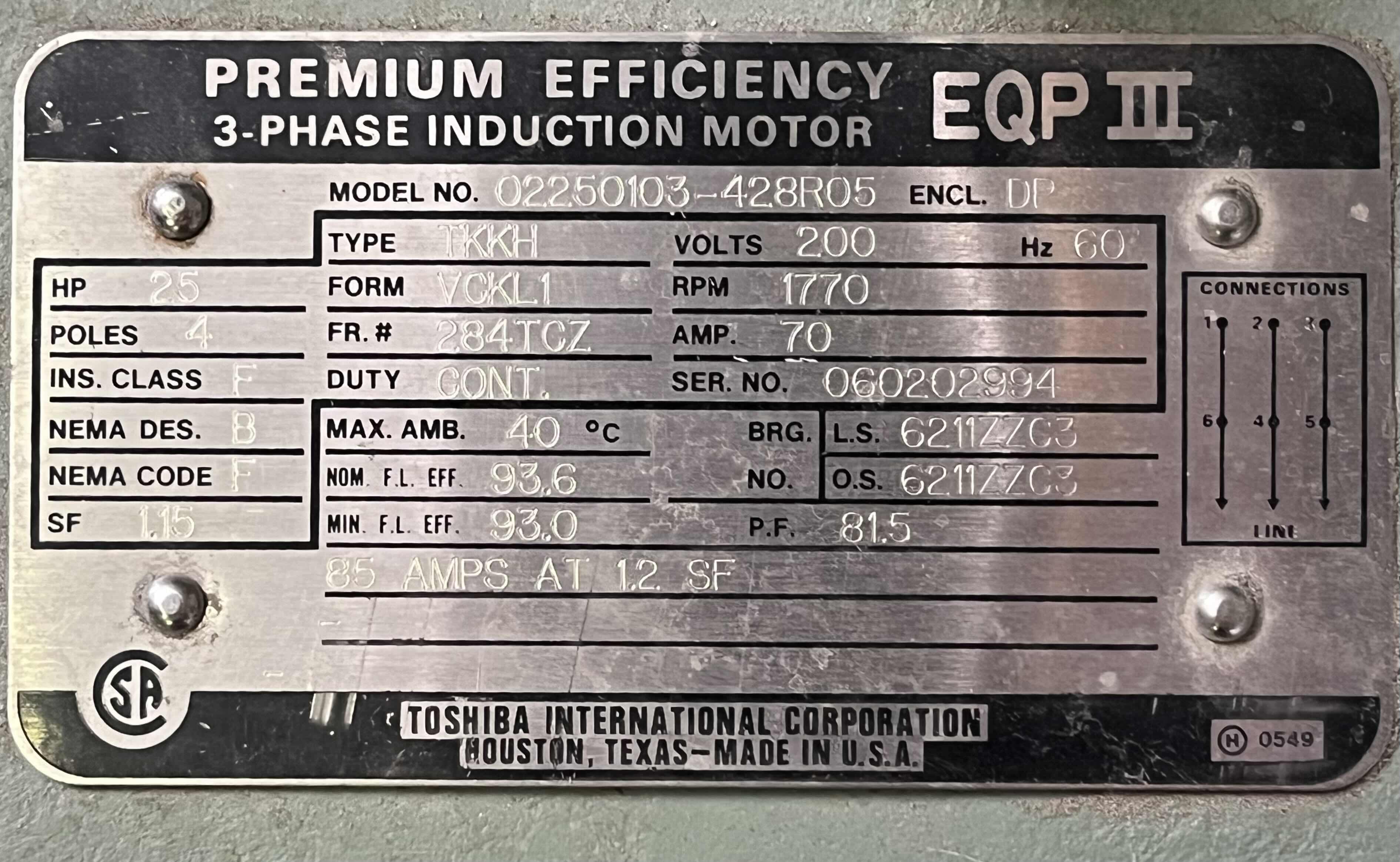 Photo 10 of SULLAIR SKID MOUNTED ELECTRIC AIR COMPRESSOR MODEL LS100