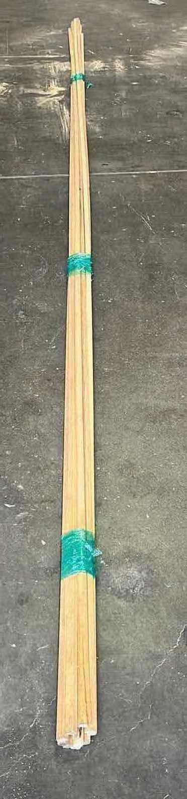 Photo 3 of NATURAL HARDWOOD QUARTER ROUND MOLDING (11PCS) APPROX. 15’-16’