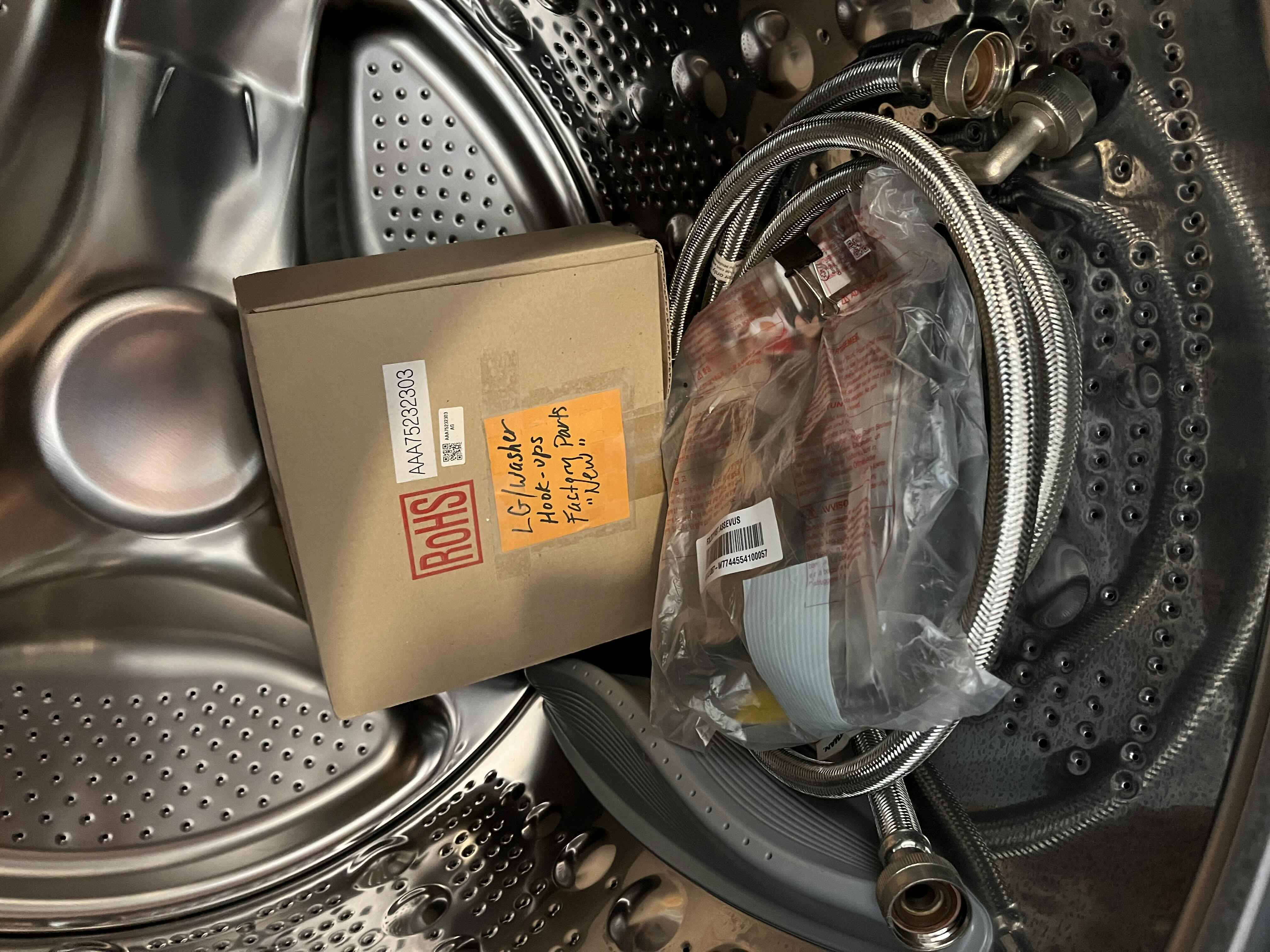 Photo 1 of LG TRUE BALANCE INVERTER DIRECT DRIVE WASHER MODEL WM3700HVA