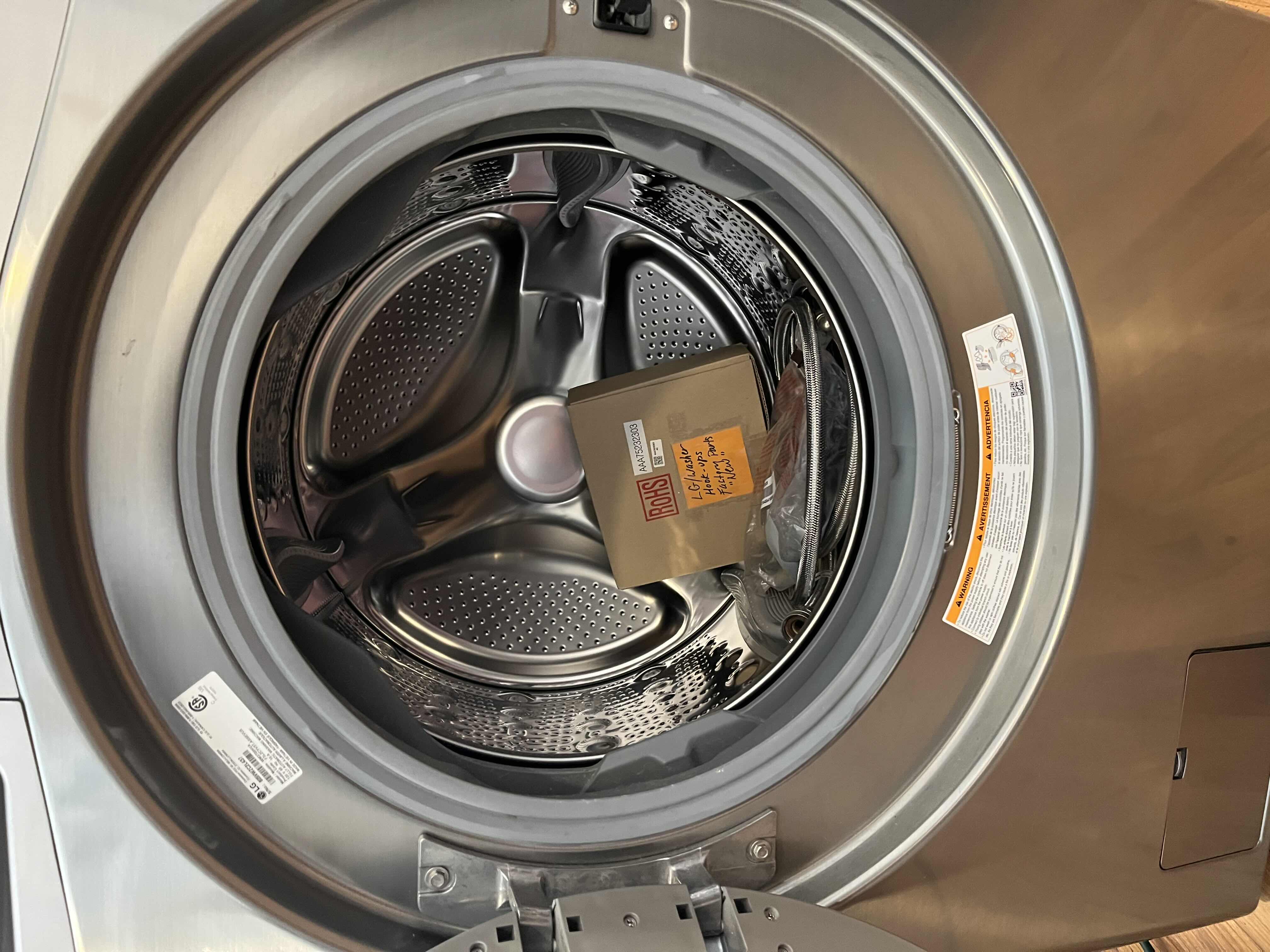Photo 1 of LG TRUE BALANCE INVERTER DIRECT DRIVE WASHER MODEL WM3700HVA