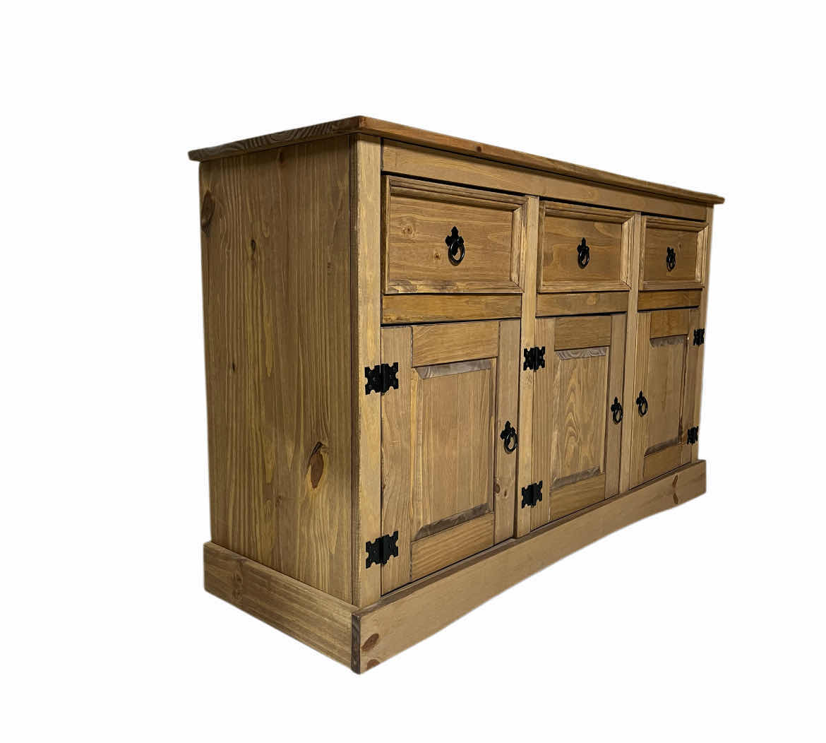 Photo 1 of CORONA SOLID OAK SIDEBOARD BUFFET TABLE 51.5” X 17” H31.25”