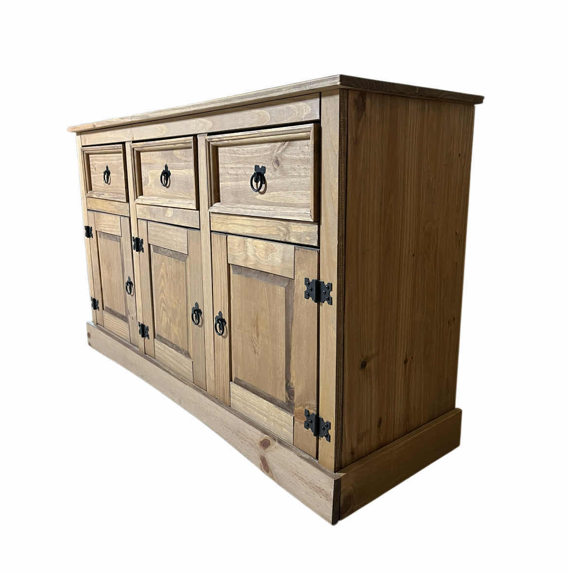 Photo 1 of CORONA SOLID OAK SIDEBOARD BUFFET TABLE 51.5” X 17” H31.25”