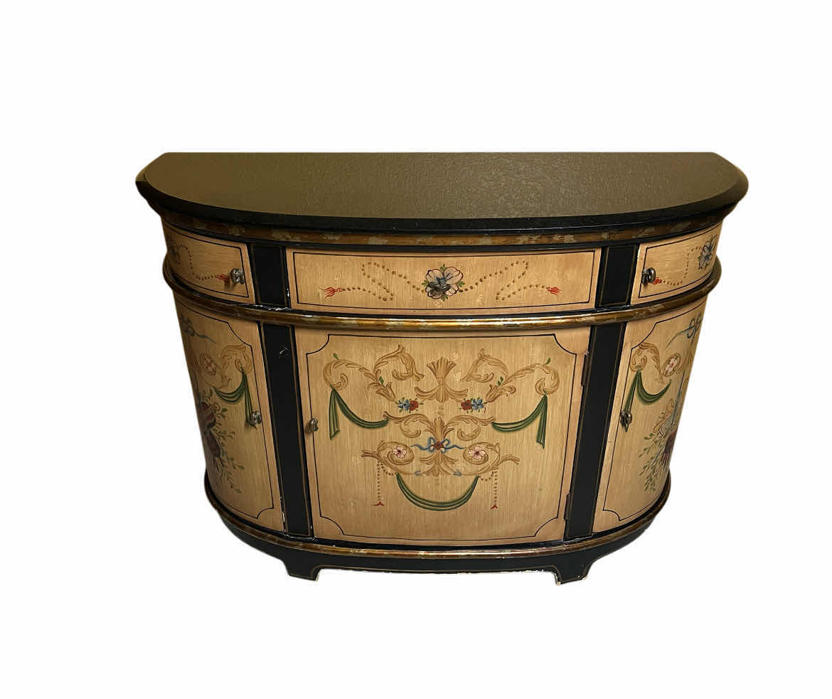 Photo 1 of MID-CENTURY FERGUSON COPELAND MABLE TOP DEMI LUNE SIDEBOARD CONSOLE CABINET 44” X 16” H33”