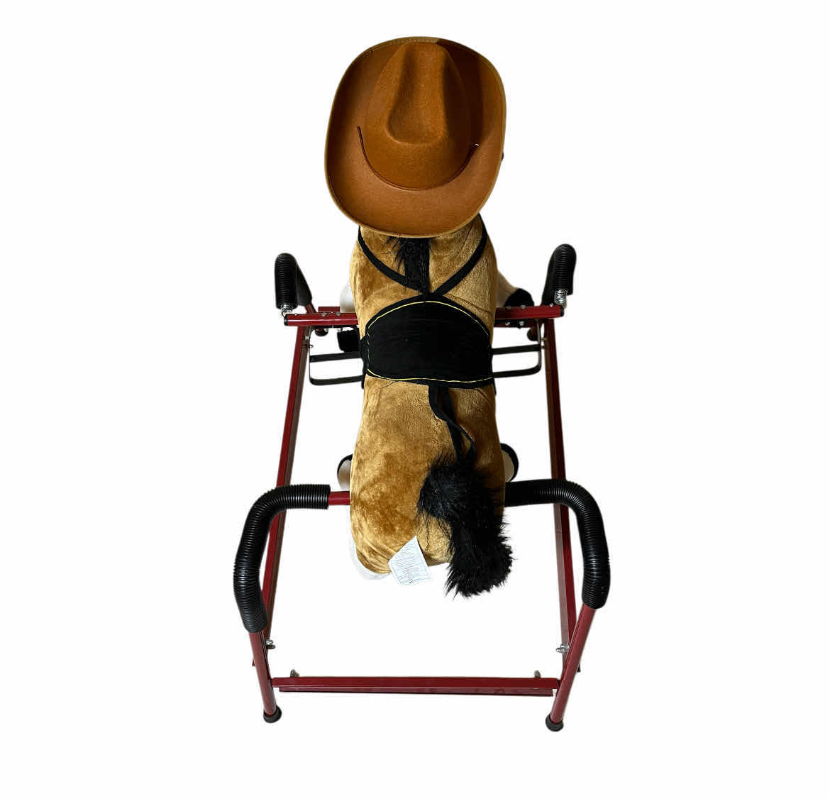 Photo 1 of TRADEMARK GAMES TODDLERS SPRING ROCKING PLUSH BOUNCING HORSE W REALISTIC RIDING SOUND EFFECTS 25.5” X 39.5” H37”