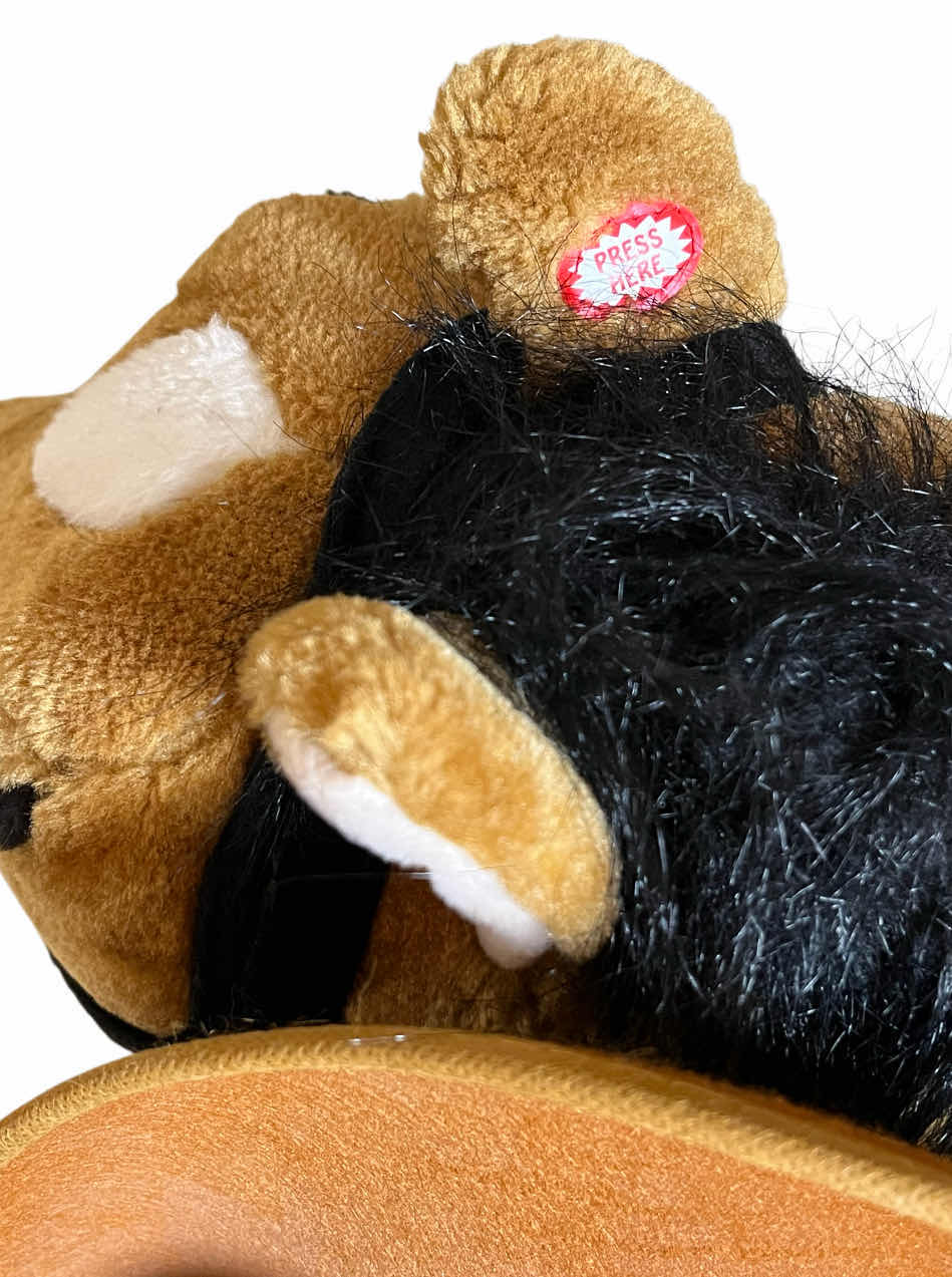 Photo 1 of TRADEMARK GAMES TODDLERS SPRING ROCKING PLUSH BOUNCING HORSE W REALISTIC RIDING SOUND EFFECTS 25.5” X 39.5” H37”
