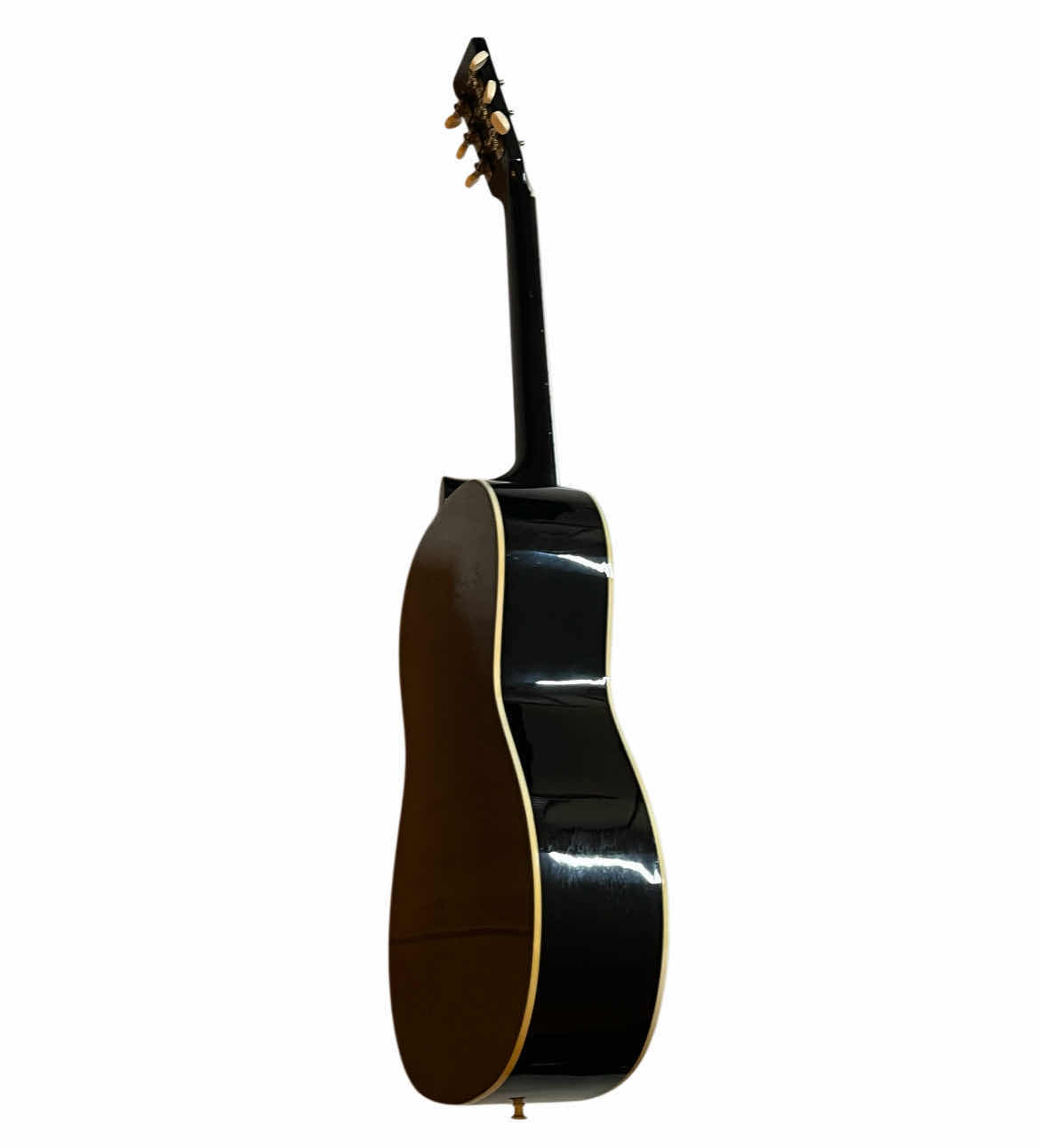 Photo 1 of ROGUE FINE INSTRUMENTS BLACK ACOUSTIC GUITAR MODEL RAG-B W FENDER SOFT CASE