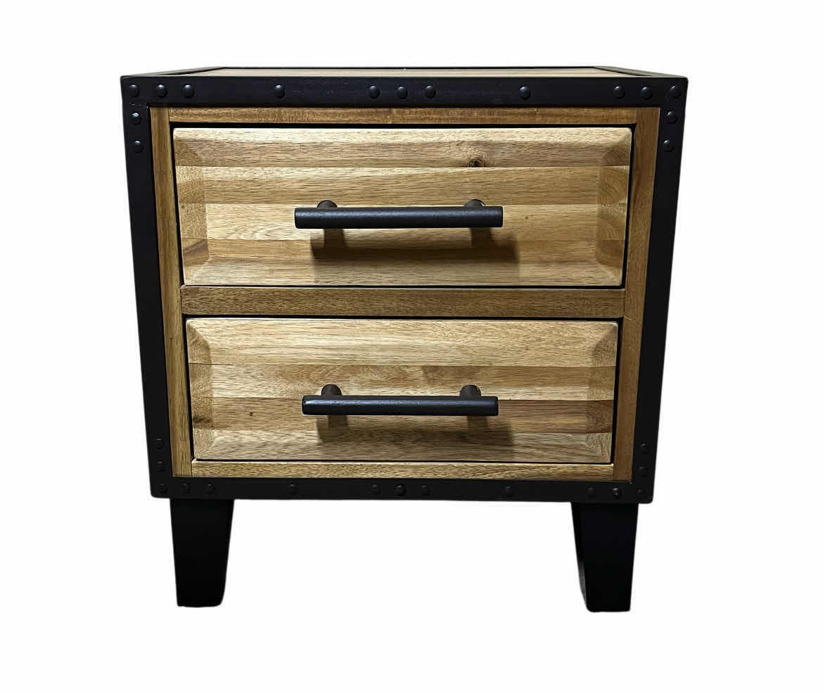 Photo 1 of NOBLE HOUSE NINA ACACIA NATURAL WOOD END TABLE NIGHTSTAND