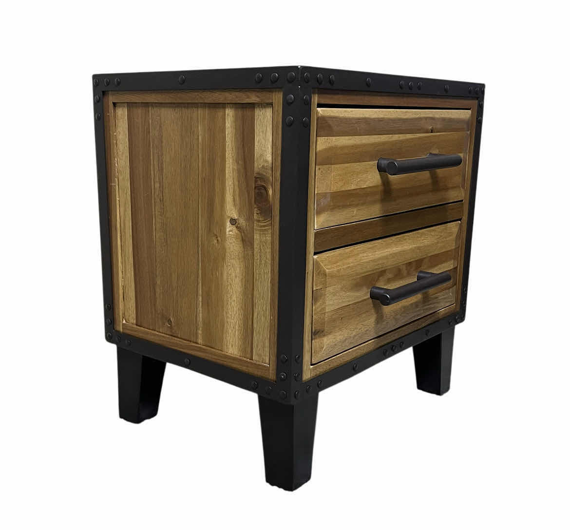 Photo 1 of NOBLE HOUSE NINA ACACIA NATURAL WOOD END TABLE NIGHTSTAND