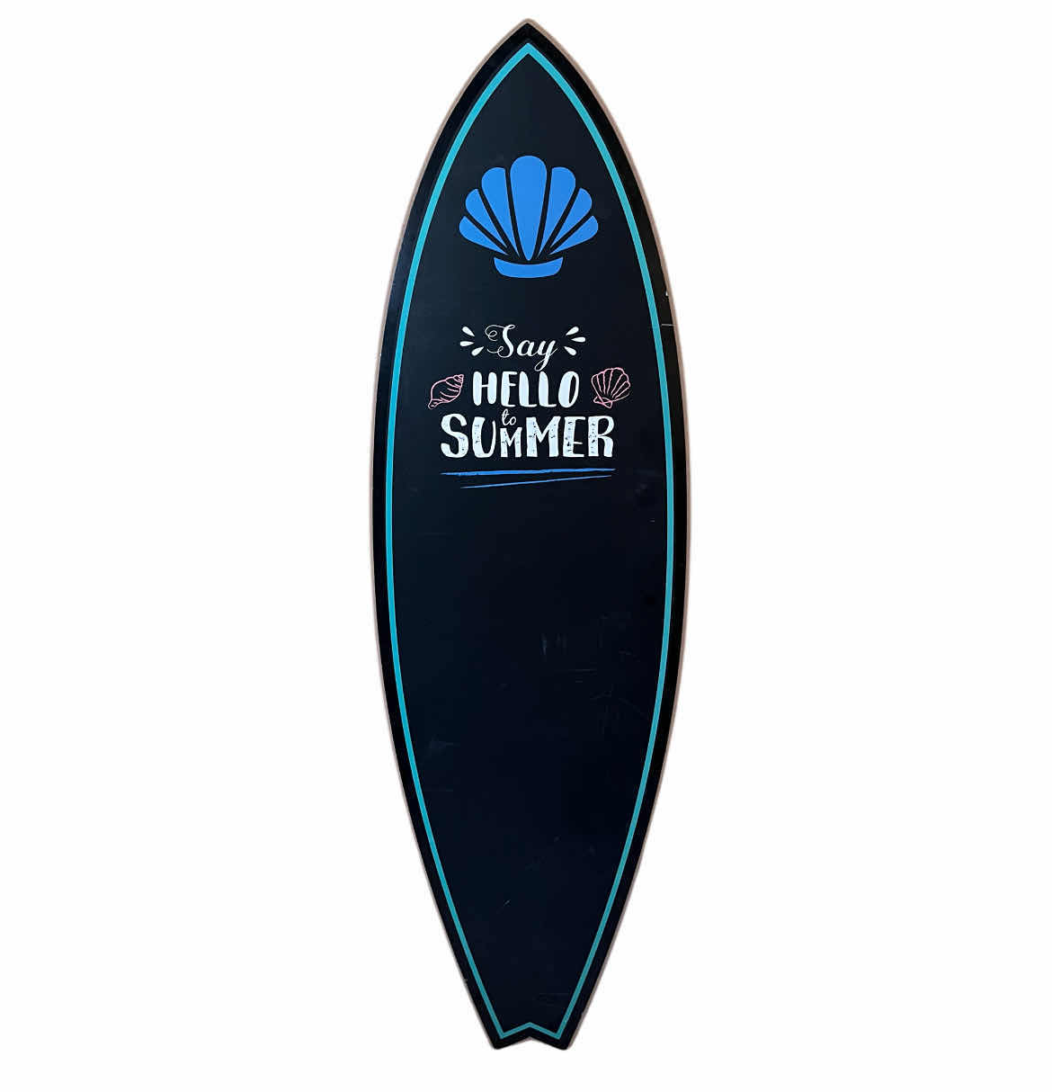 Photo 1 of SAY HELLO TO SUMMER SURFBOARD CHALKBOARD 14” X 46”