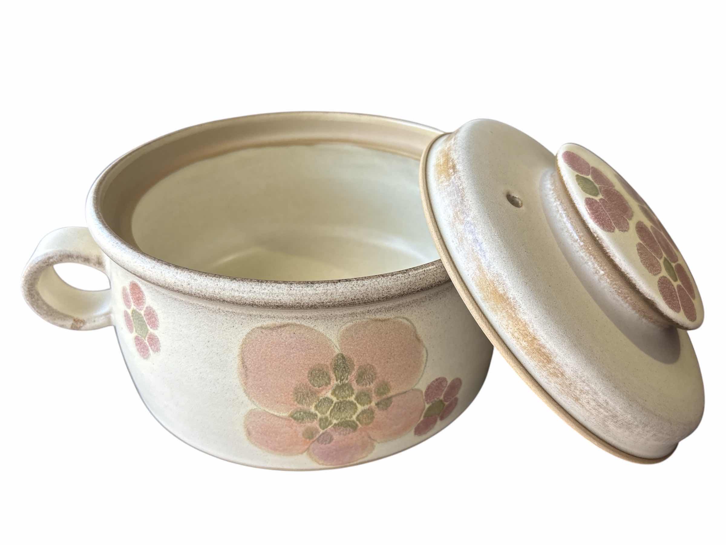 Photo 1 of GYPSY BY DENBY-LANGLEY STONEWARE 2.5 QT 8” ROUND COVERED CASSEROLE DISH W LID