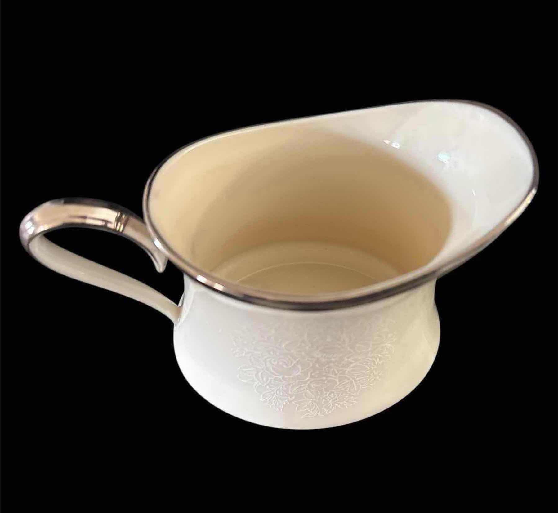 Photo 1 of MOONSPUN BY LENOX 10 OZ CREAMER DISH 4” X 4”