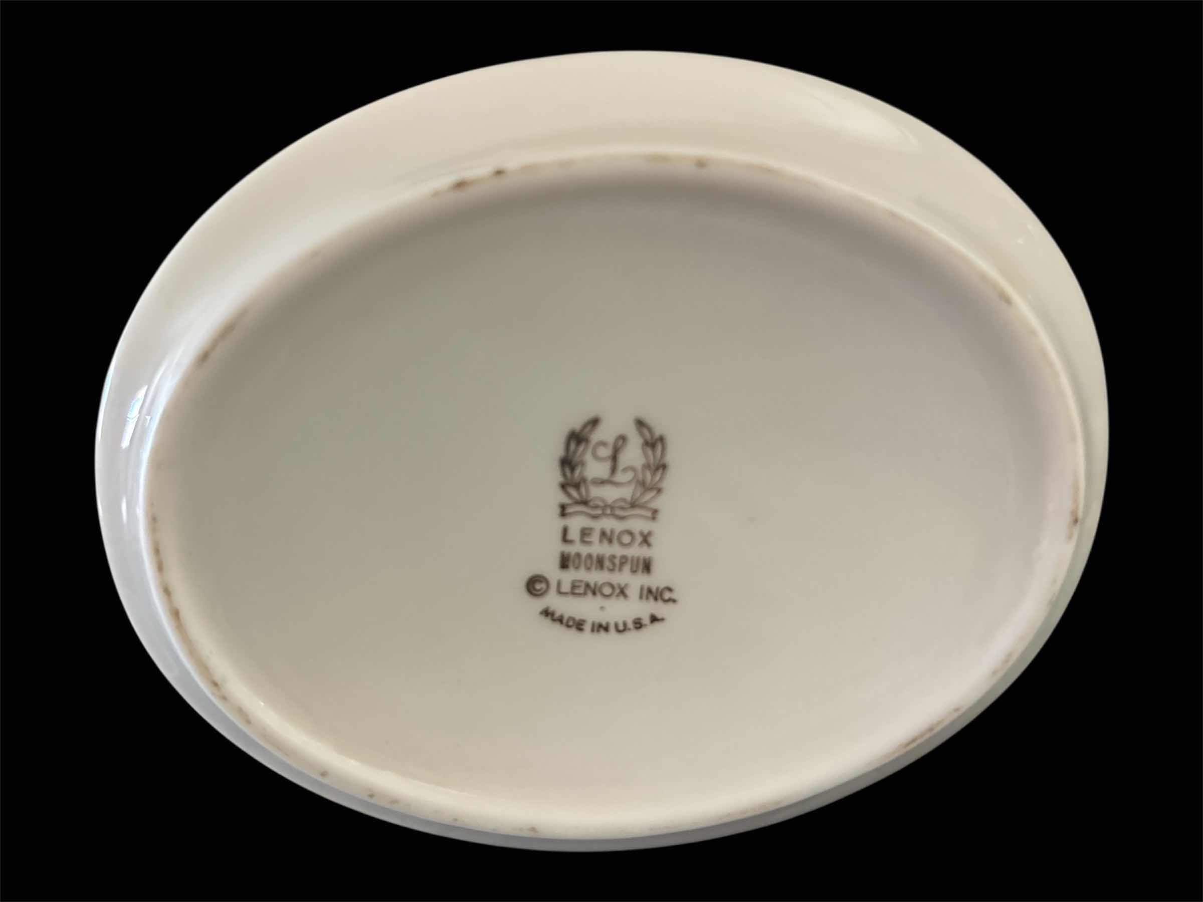 Photo 1 of MOONSPUN BY LENOX 10 OZ CREAMER DISH 4” X 4”