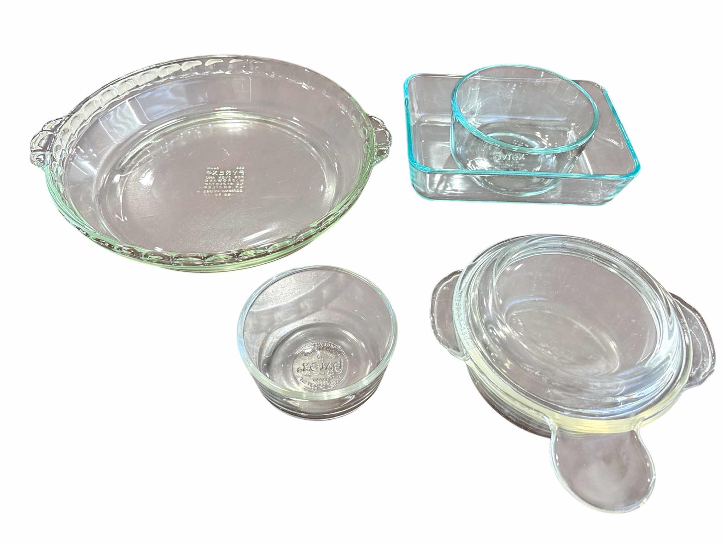 Photo 1 of VARIOUS PYREX GLASSWARE, 6 PCS