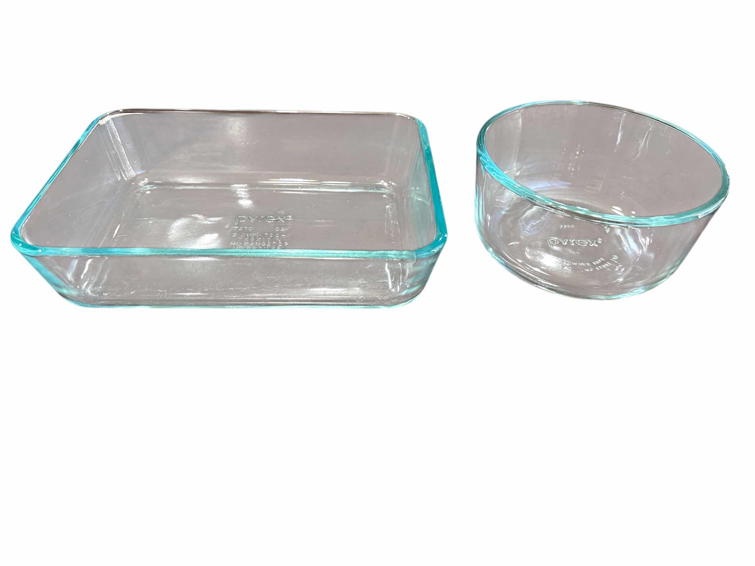 Photo 1 of VARIOUS PYREX GLASSWARE, 6 PCS