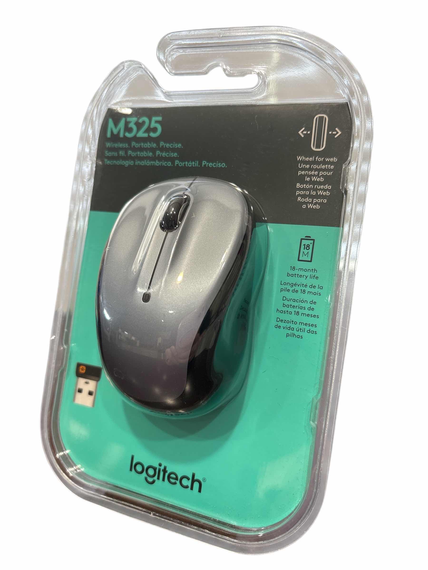 Photo 1 of NEW LOGITECH WIRELESS MOUSE W DESIGNED-FOR-WEB SCROLLING (M325)