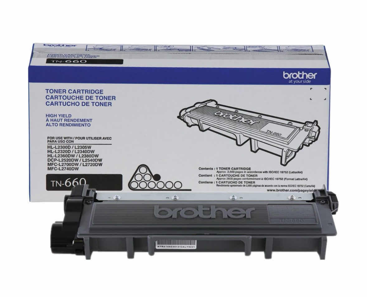 Photo 1 of NEW BROTHER HIGH-YIELD BLACK TONER CARTRIDGE (TN-660)