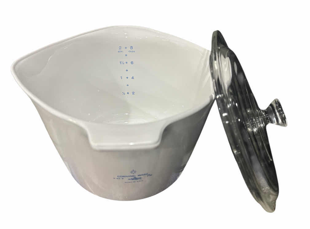 Photo 1 of VINTAGE CORNING WARE 2 QT SAUCE PAN/POT W LID, CORNFLOWER BLUE (P-65-B)