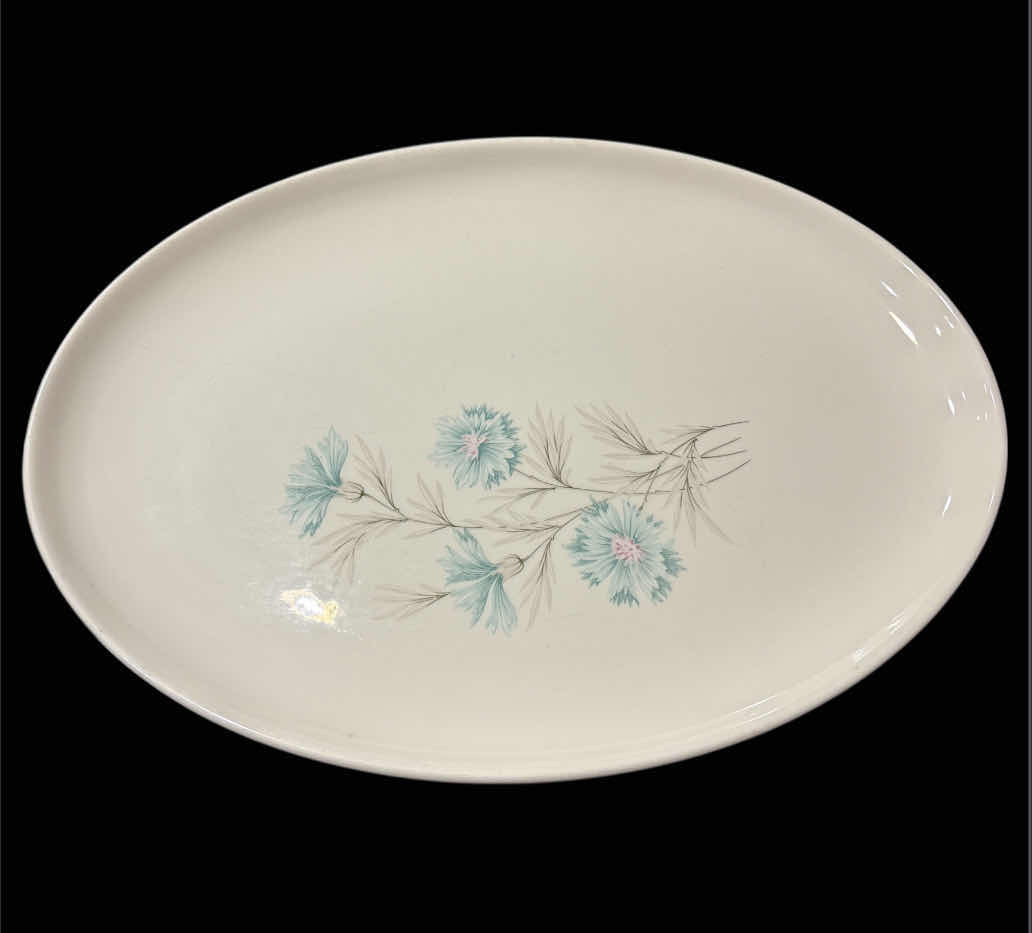 Photo 1 of VINTAGE 1960’s BOUTONNIÈRE BY TAYLOR SMITH & TAYLOR 9” ROUND VEGETABLE BOWL & 13”OVAL SERVING PLATTER