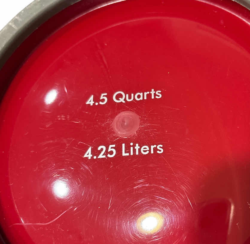 Photo 1 of KITCHENAID SET OF 3 MIXING BOWLS, RED (4.5 QT, 3.5 QT, 2.5 QT)