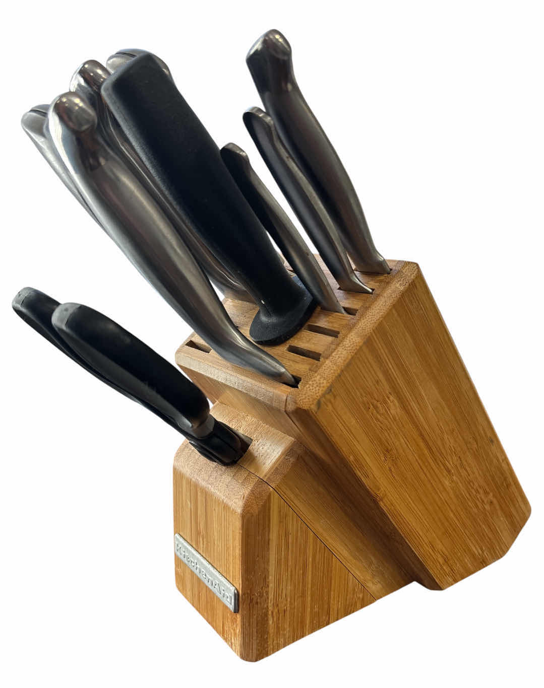 Photo 1 of KITCHENAID KNIFE BLOCK W 10 PCS (INCOMPLETE SET)