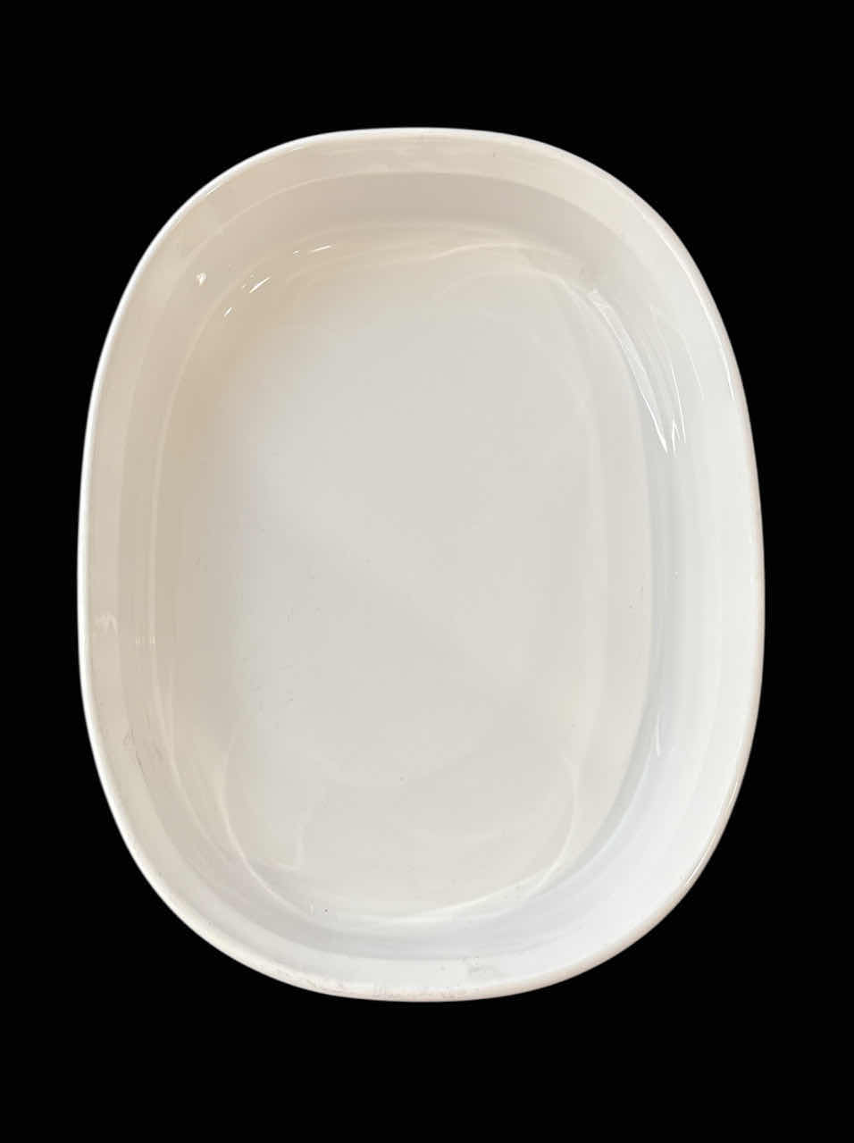 Photo 1 of CORNING WARE 1.5 QT OVAL CASSEROLE BAKING DISH, FRENCH WHITE (F-6-B)