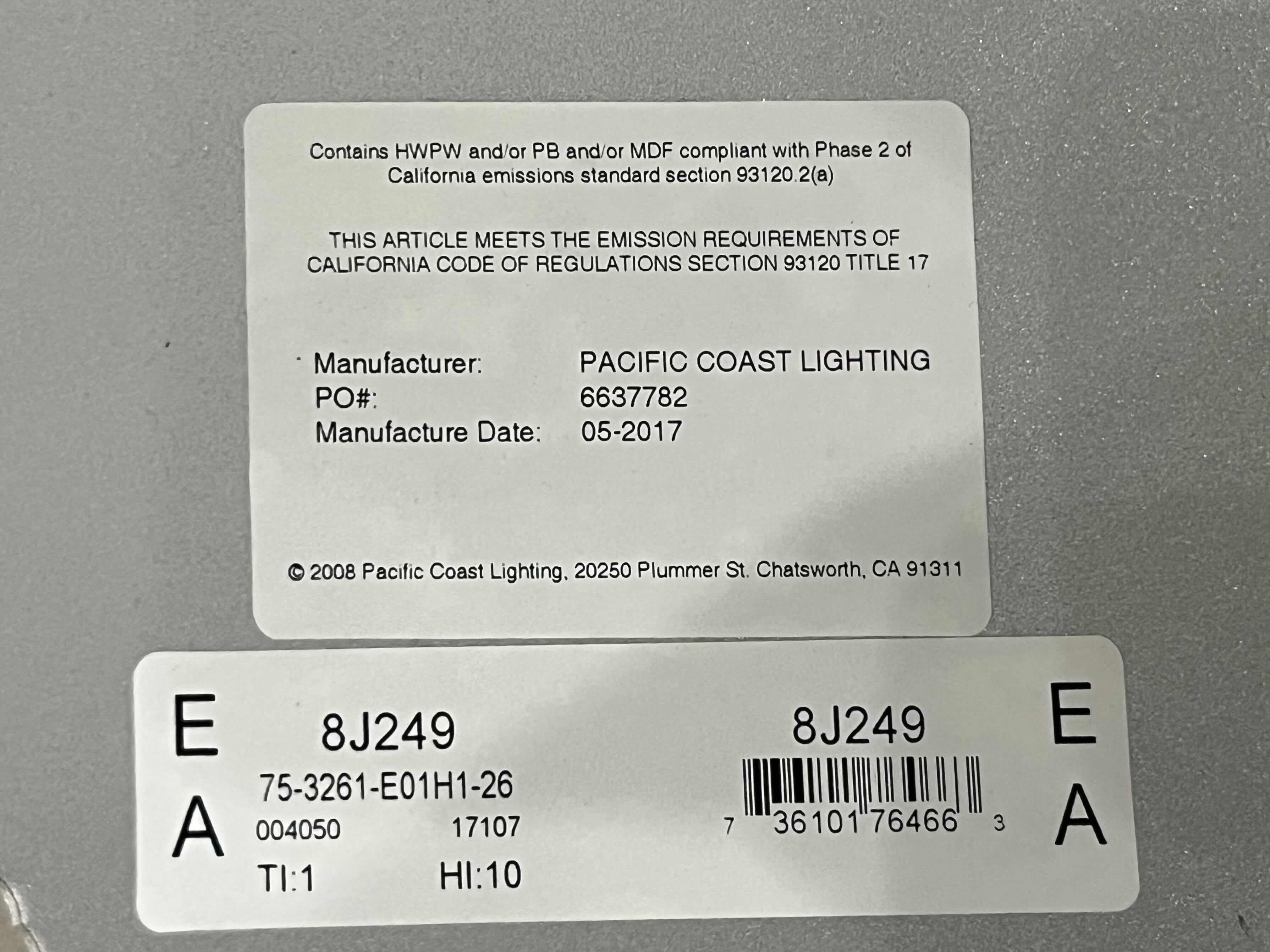 Photo 1 of PACIFIC COAST LIGHTING POSSINI EURO ANTIQUE SILVER BEADED WOOD FRAMED MIRROR 27” X 39”