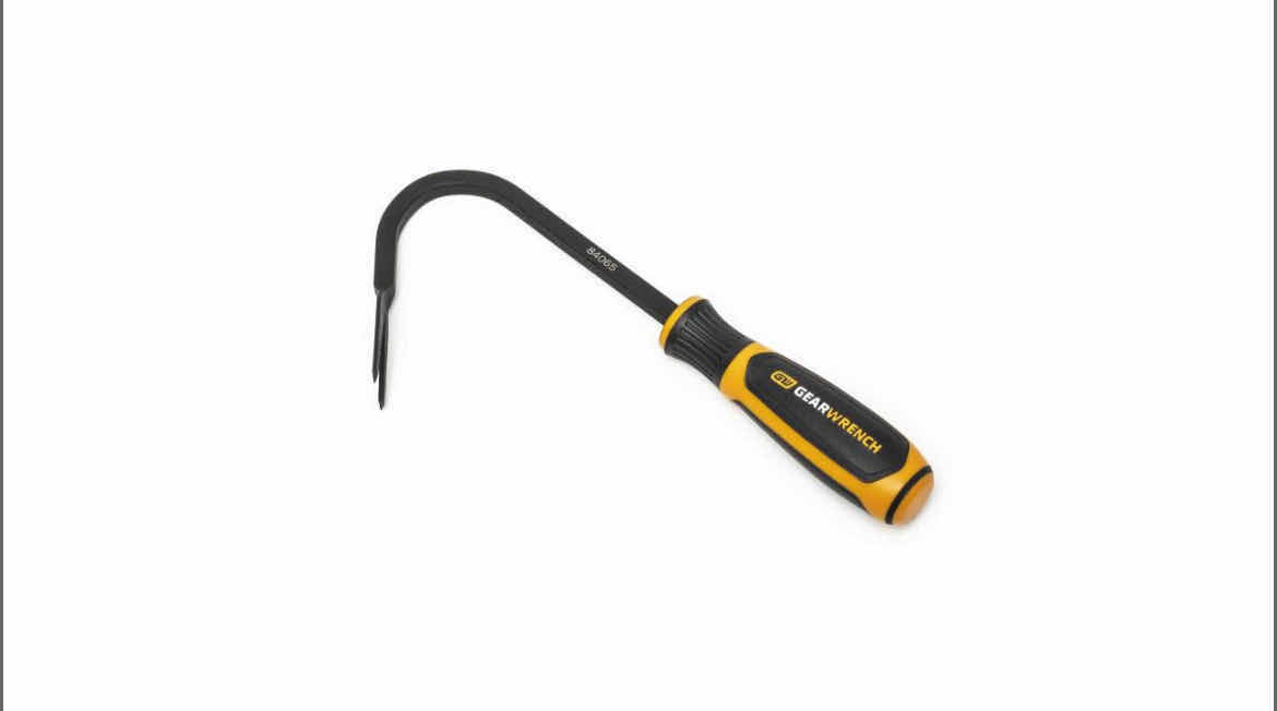 Photo 1 of GEARWRENCH YELLOW HANDLE TRIM PAD REMOVAL CURVED SHANK TOOL 2-PACK