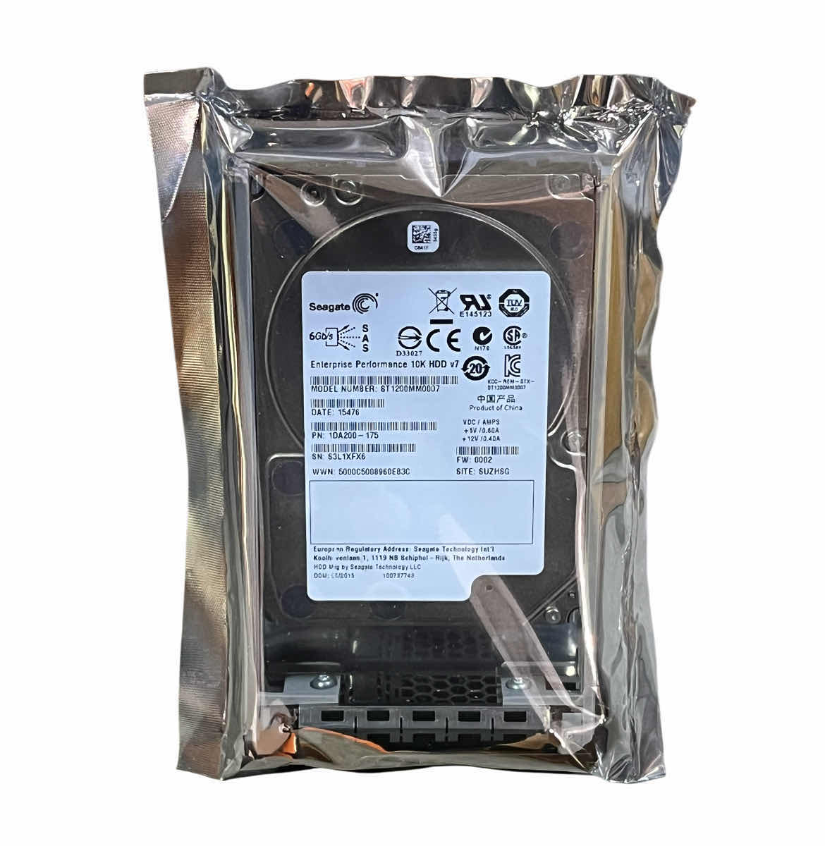 Photo 1 of SEAGATE 1.2TB SAS 10K 6GB/S G3HS SFF 2.5" HARD DRIVE ST1200MM0007