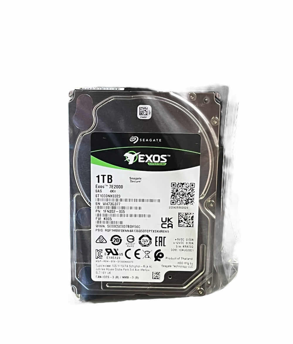 Photo 1 of SEAGATE 1TB EXOS 7E2000 SAS HDD 2.5" HARD DRIVE ST1000NX0323