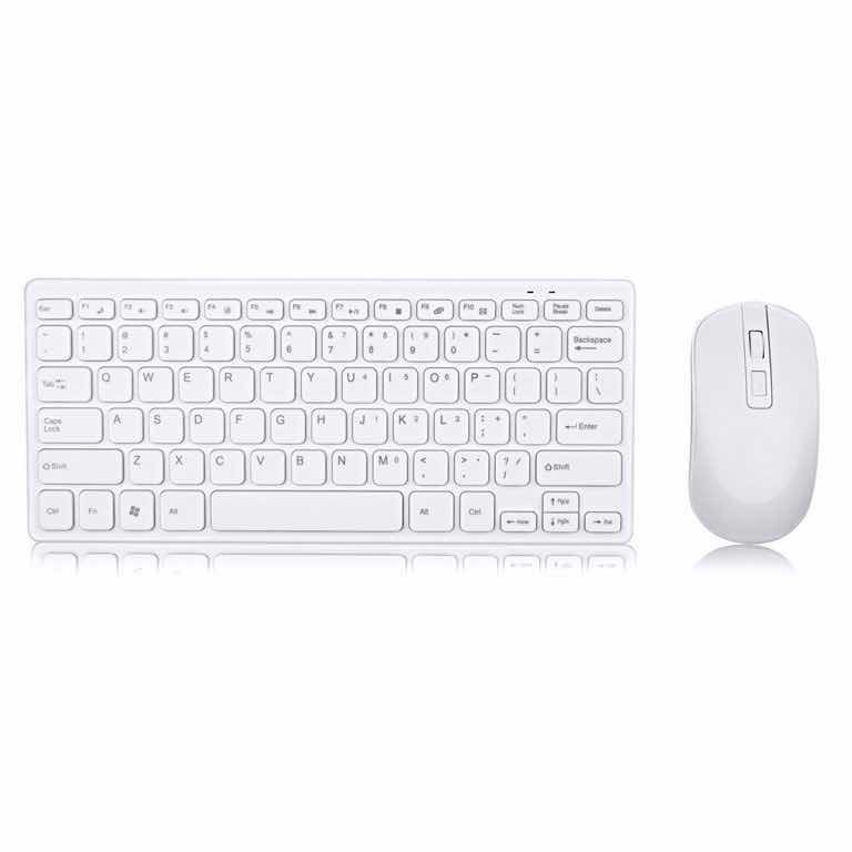 Photo 1 of WORK STYLE WHITE WIRELESS KEYBOARD & MOUSE 2.4G 2-PACK
