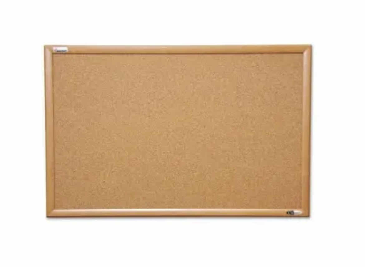 Photo 1 of SKILCRAFT QUARTET OAK CORK BOARD WB2026 36” X 48”