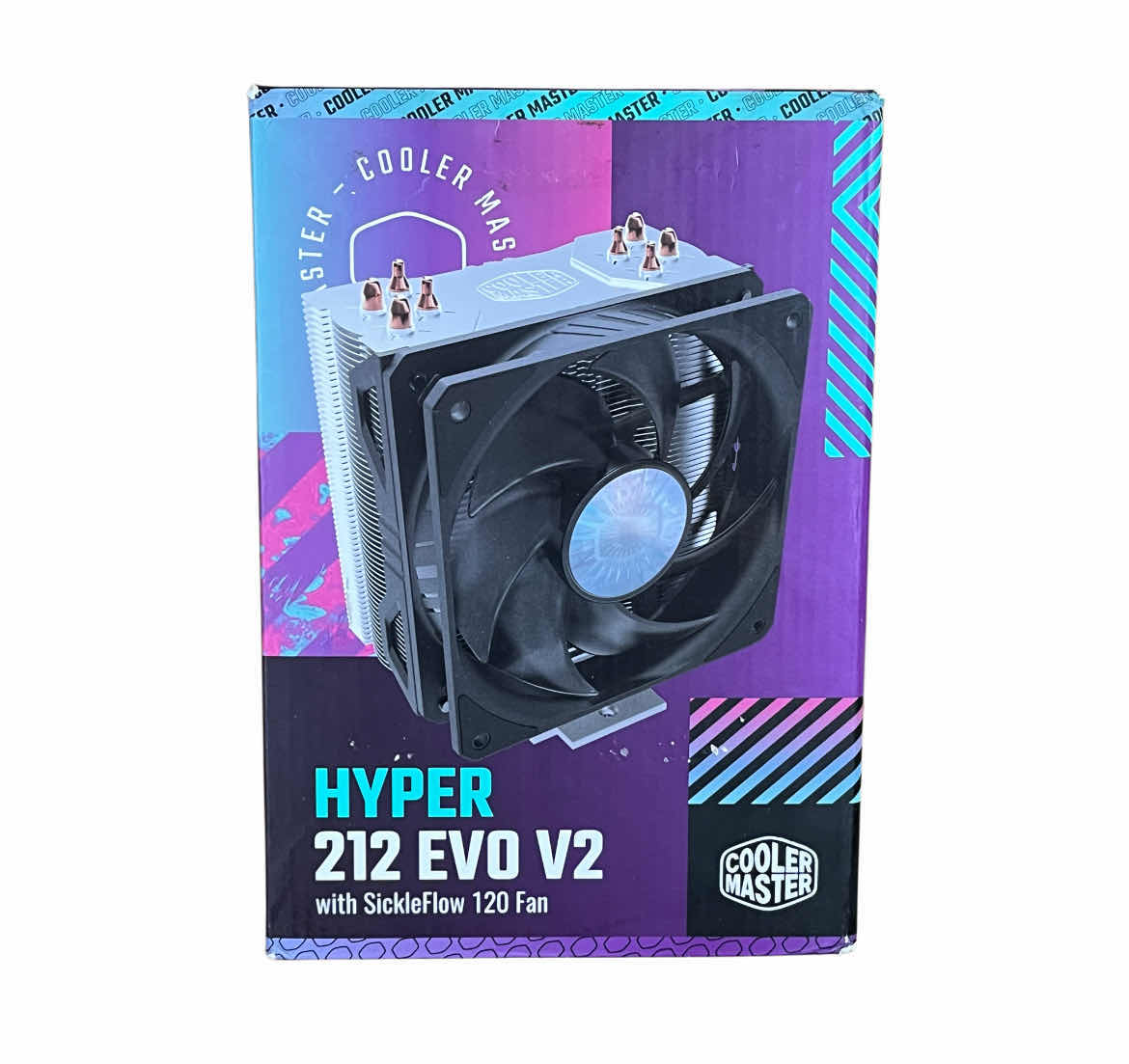 Photo 1 of COOLER MASTER HYPER 212 EVO V2 SICKLE FLOW 120 FAN CPU AIR COOLER