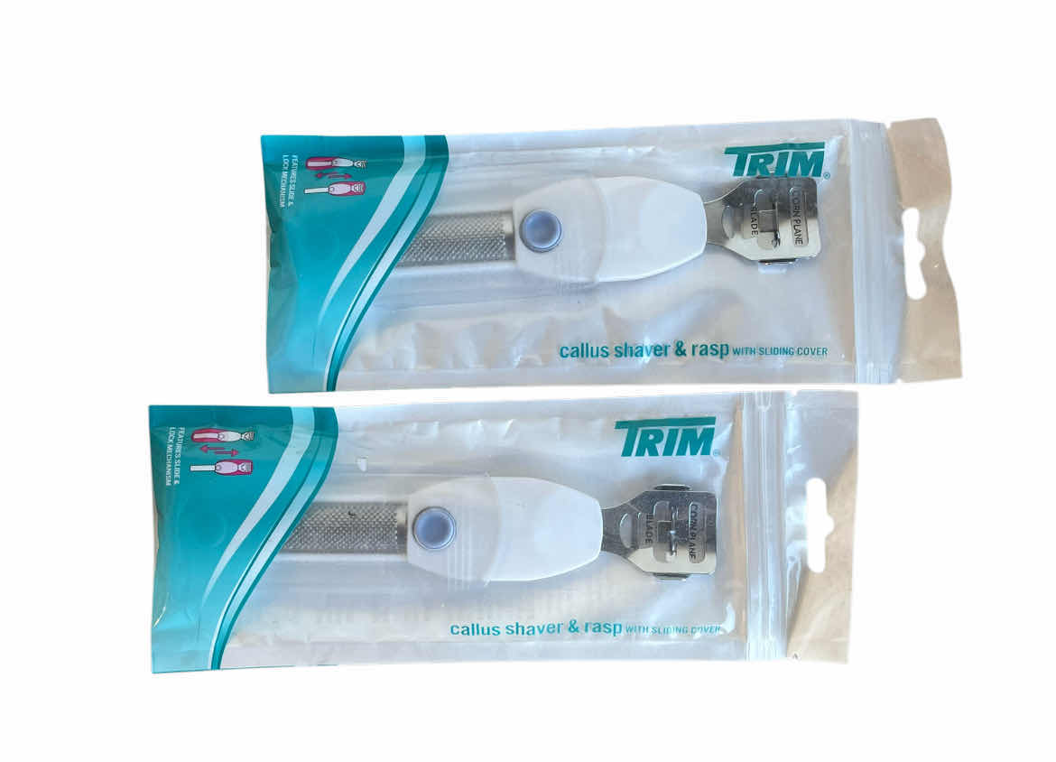 Photo 1 of TRIM CALLUS SHAVER & RASP W COVER 2-PACK