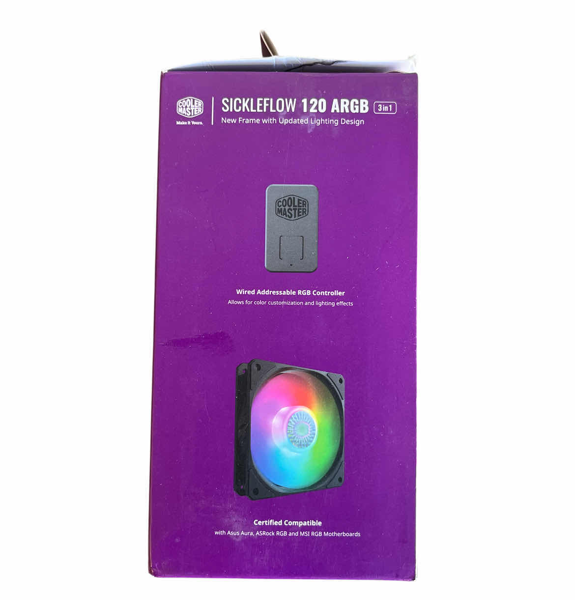 Photo 1 of COOLMASTER SICKLEFLOW 120 ARGB REVERSE EDITION 3-IN-1 FAN