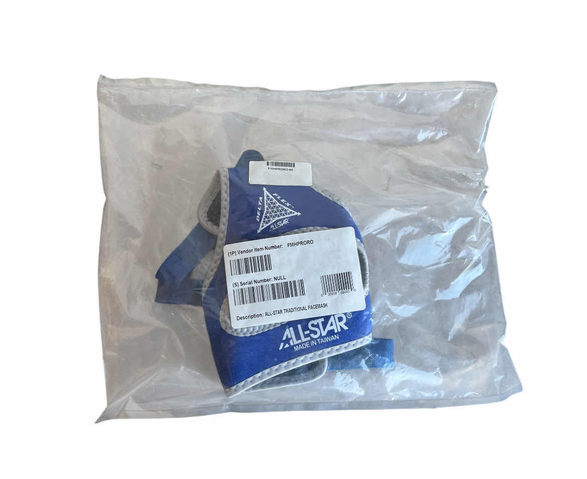 Photo 1 of ALL-STAR TRADITIONAL DELTA FLEX BLUE FACE MASK HARNESS FMHPRORO