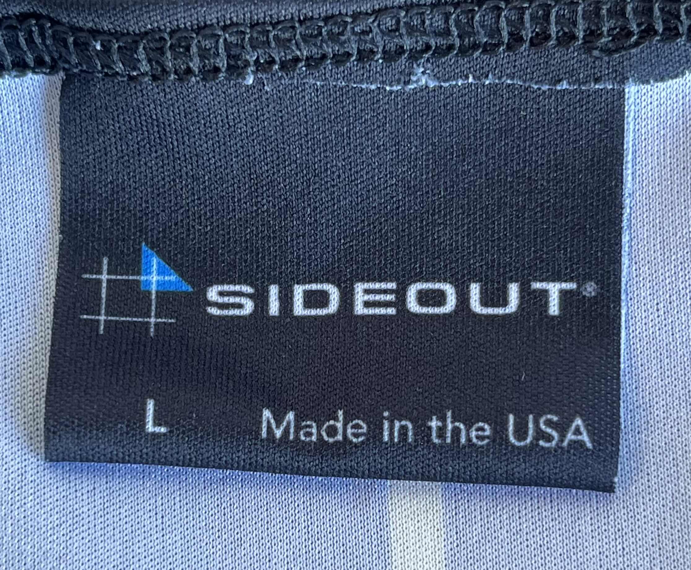 Photo 1 of SIDEOUT BLACK LIFE IS BEACHY AVP POLYESTER TANK TOP MENS LG