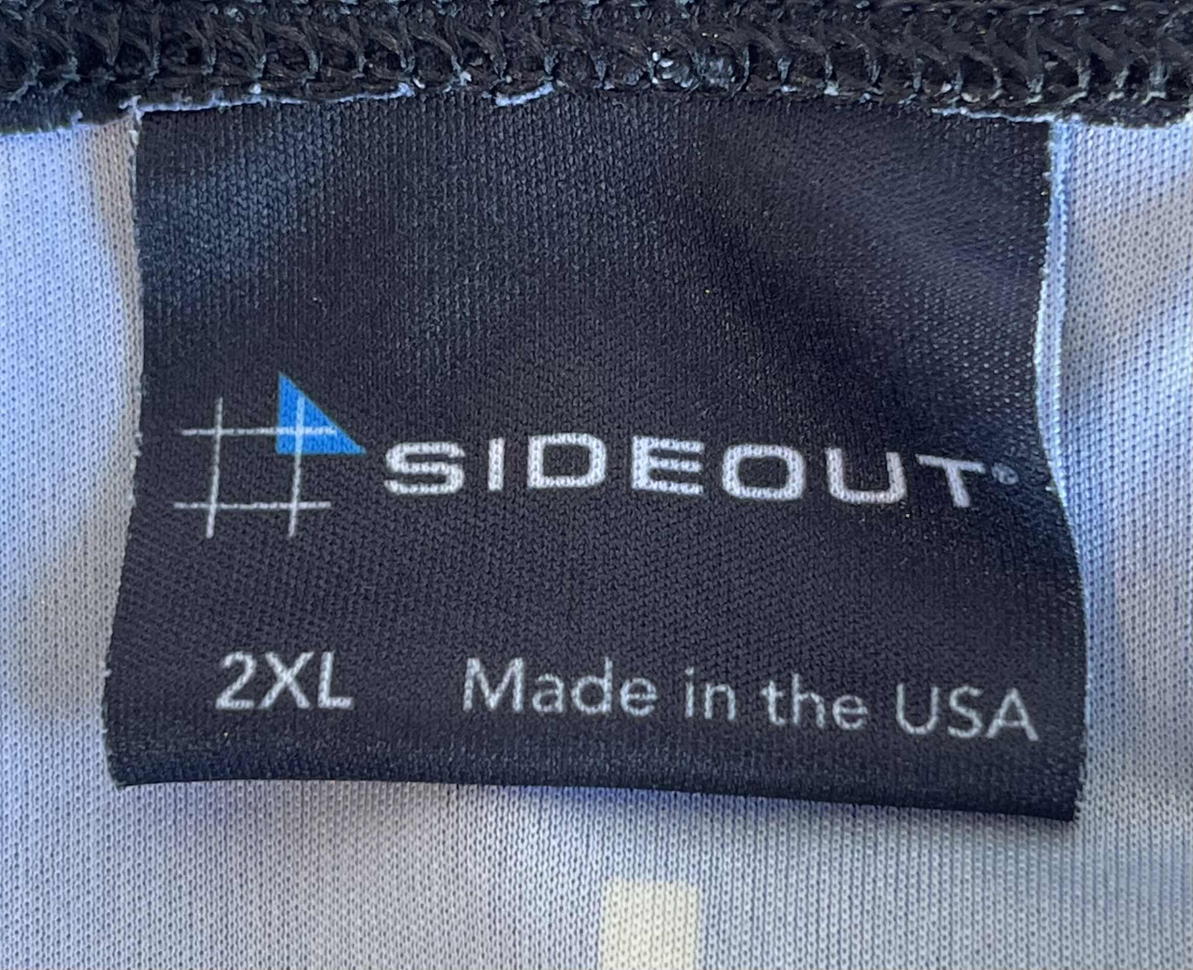 Photo 1 of SIDEOUT BLACK LIFE IS BEACHY AVP POLYESTER TANK TOP MENS 2XL