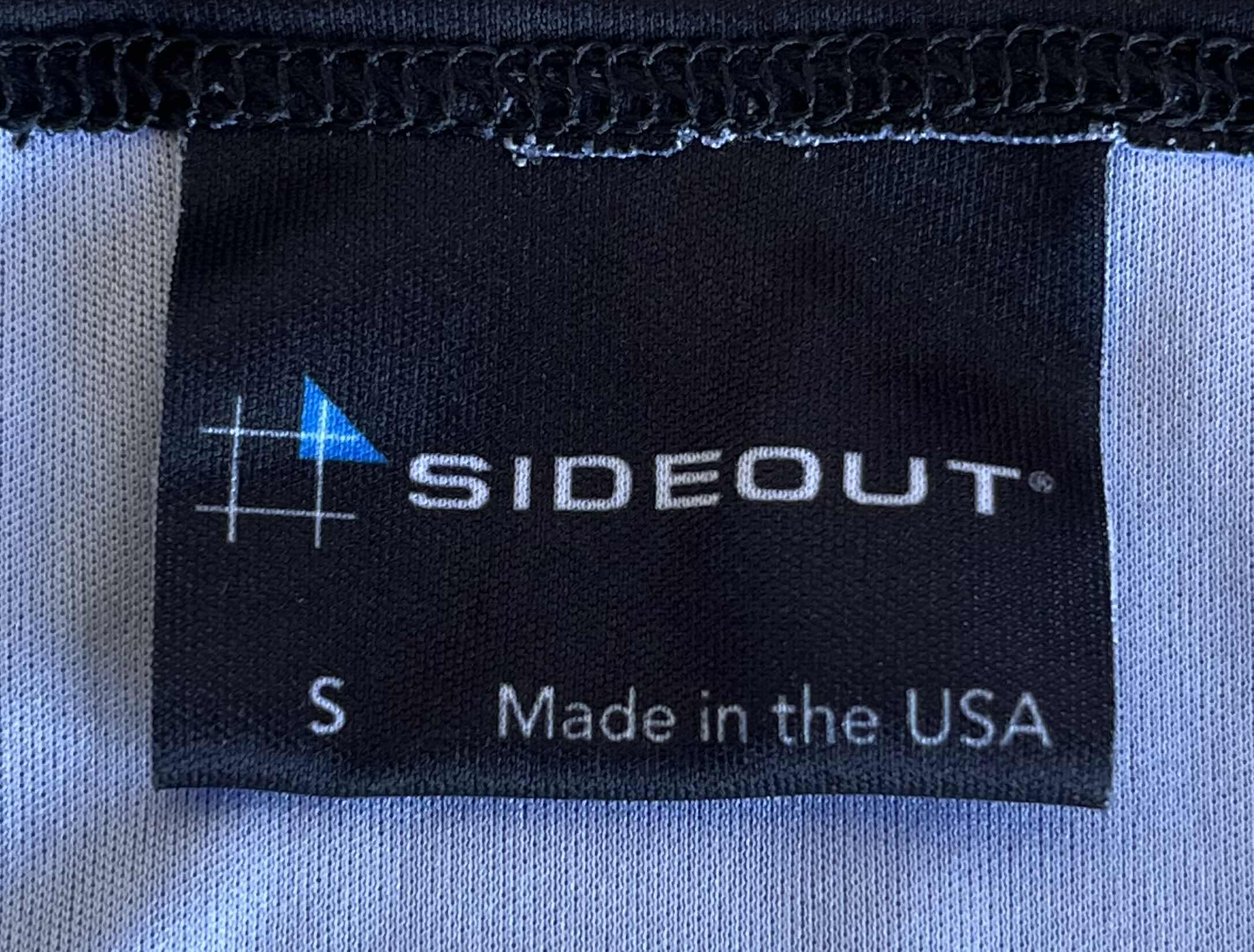 Photo 1 of SIDEOUT BLACK TROY FIELD LIFE IS BEACHY AVP POLYESTER TANK TOP MENS SMALL